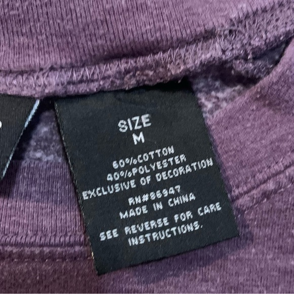 Jimi Hendrix 1969 Experience Purple Sweatshirt Medium - Picture 4 of 4